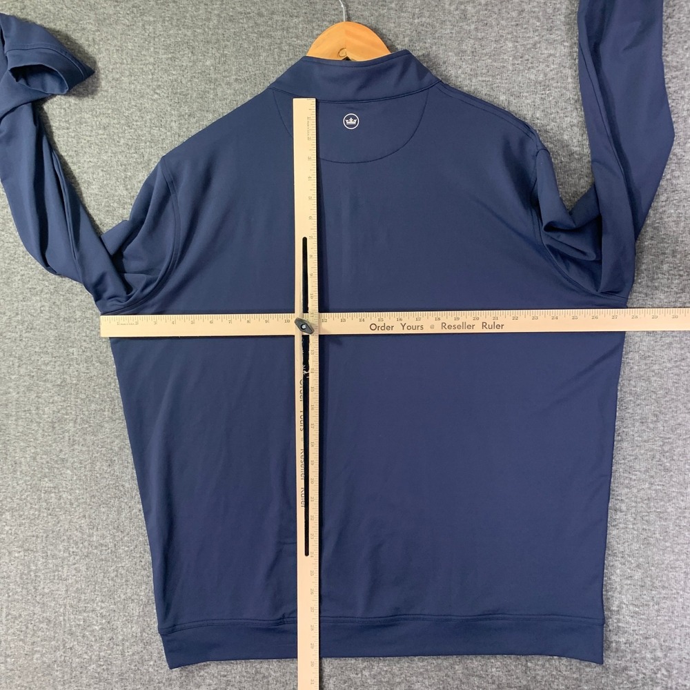 Petet Millar Perth Men 2XL Blue Performance Golf Pullover Stretch Preppy - Picture 8 of 11